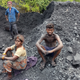 Coal mine workers in Jharia.